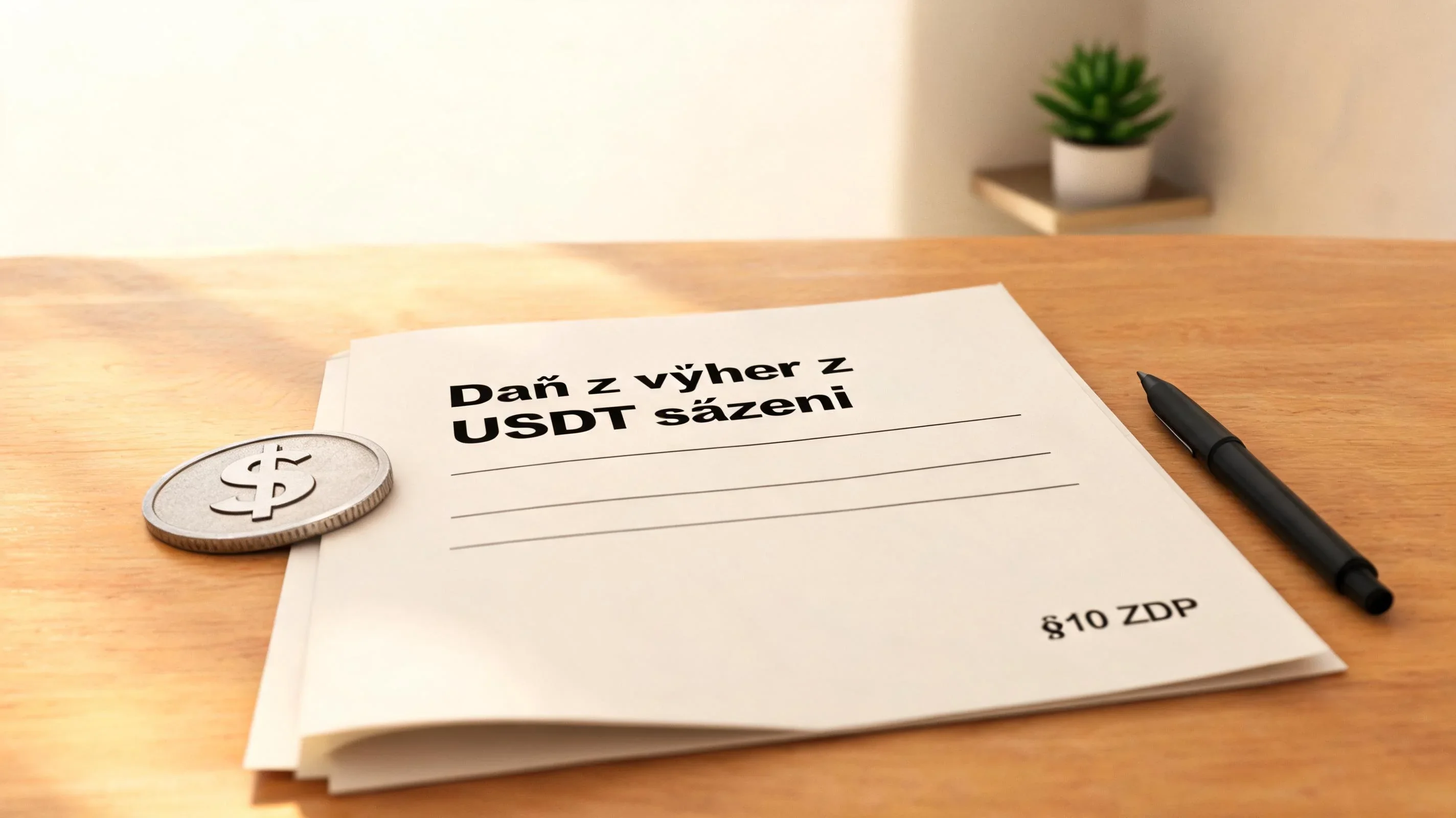 Daňová evidence výher z USDT sázení v České republice podle paragrafu 10 ZDP