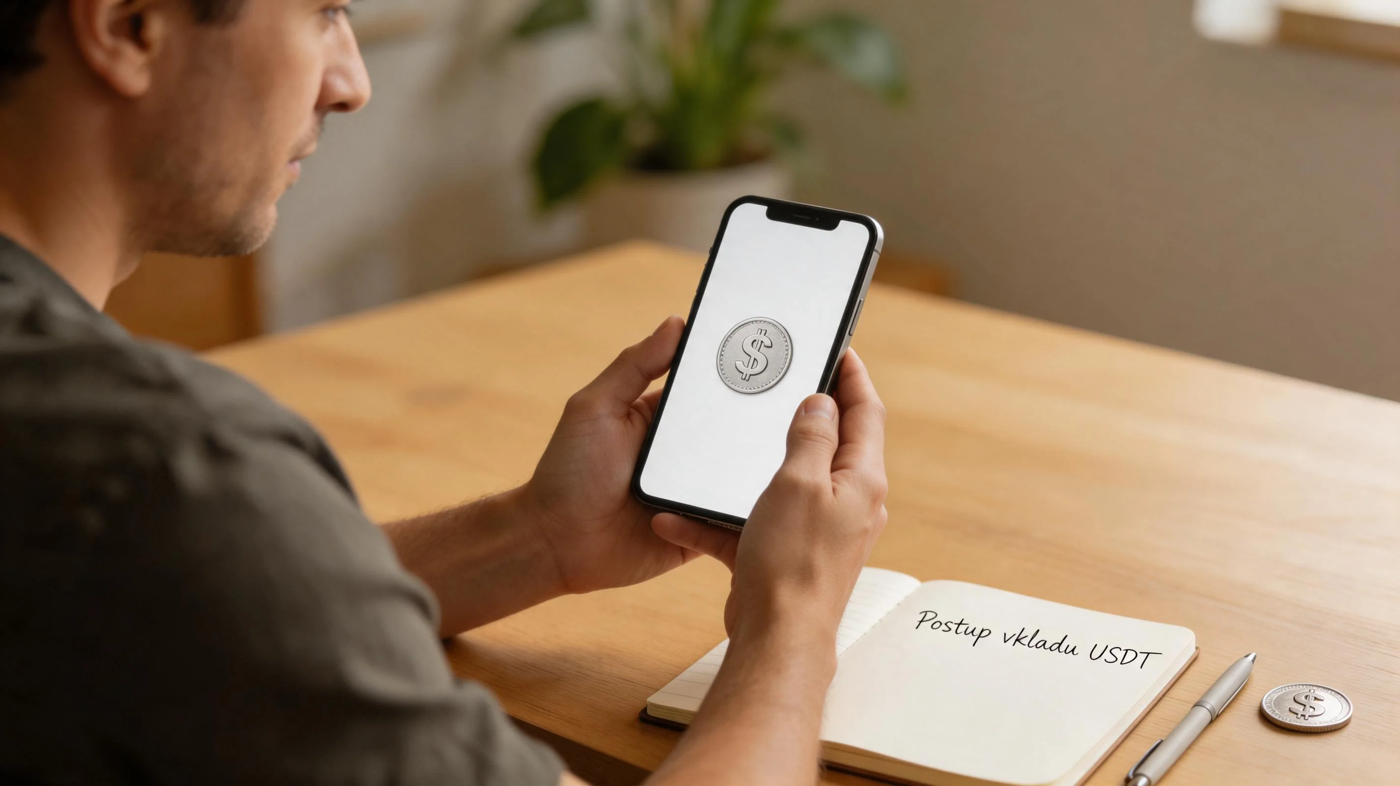 Postup vkladu USDT u sázkové kanceláře přes peněženku Trust Wallet